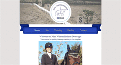 Desktop Screenshot of nwdressage.com